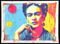 "Viva Frida #4" 18x24 2025 Original Mixed Media by Tadas Zaicikas | TedyZet (Zaicikas) at PristineAuction.com