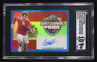 Alejandro Garnacho 2022 Leaf Metal National Pride Prismatic Blue #NPAG1 #06/12 (SGC 9 | Auto 10) at PristineAuction.com