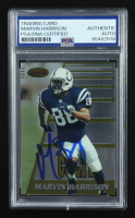 Marvin Harrison 1996 Bowman's Best #165 RC (PSA | Auto Grade PSA Authentic) at PristineAuction.com