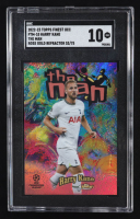 Harry Kane 2022-23 Finest UEFA Club Competitions The Man Rose Gold Refractors #FTM10 #52/75 (SGC 10) at PristineAuction.com
