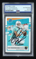Tua Tagovailoa Signed 2020 Donruss #302 RR RC (PSA | Auto Grade PSA Authentic) at PristineAuction.com