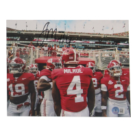 Jalen Milroe Signed Alabama Crimson Tide 8x10 Photo (Beckett) at PristineAuction.com