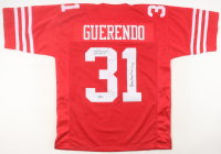 Isaac Guerendo Signed Jersey Inscribed "Bang Bang Niner Gang" (Beckett) at PristineAuction.com