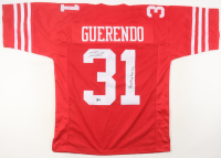 Isaac Guerendo Signed Jersey Inscribed "Bang Bang Niner Gang" (Beckett) at PristineAuction.com
