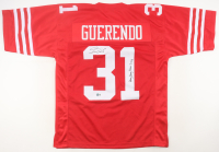 Isaac Guerendo Signed Jersey Inscribed "Bang Bang Niner Gang" (Beckett) at PristineAuction.com
