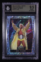 Ric Flair 2024 Leaf Metal Legends Wrestling Diagonal Shimmer Light Blue #34 #5/8 (BGS 9.5) at PristineAuction.com