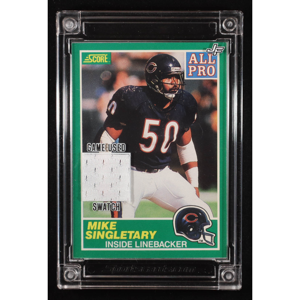 Mike Singletary 2024 Jersey Fusion Game Used JSY Swatch #MS1192 at PristineAuction.com