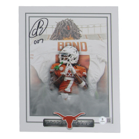 Isaiah Bond Signed Texas Longhorns 8x10 Photo Inscribed "007" (Beckett) at PristineAuction.com