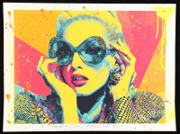 "Lady Gaga_ Sunburst Diva" 18x24 2025 Original Mixed Media by Tadas Zaicikas | TedyZet (Zaicikas) at PristineAuction.com