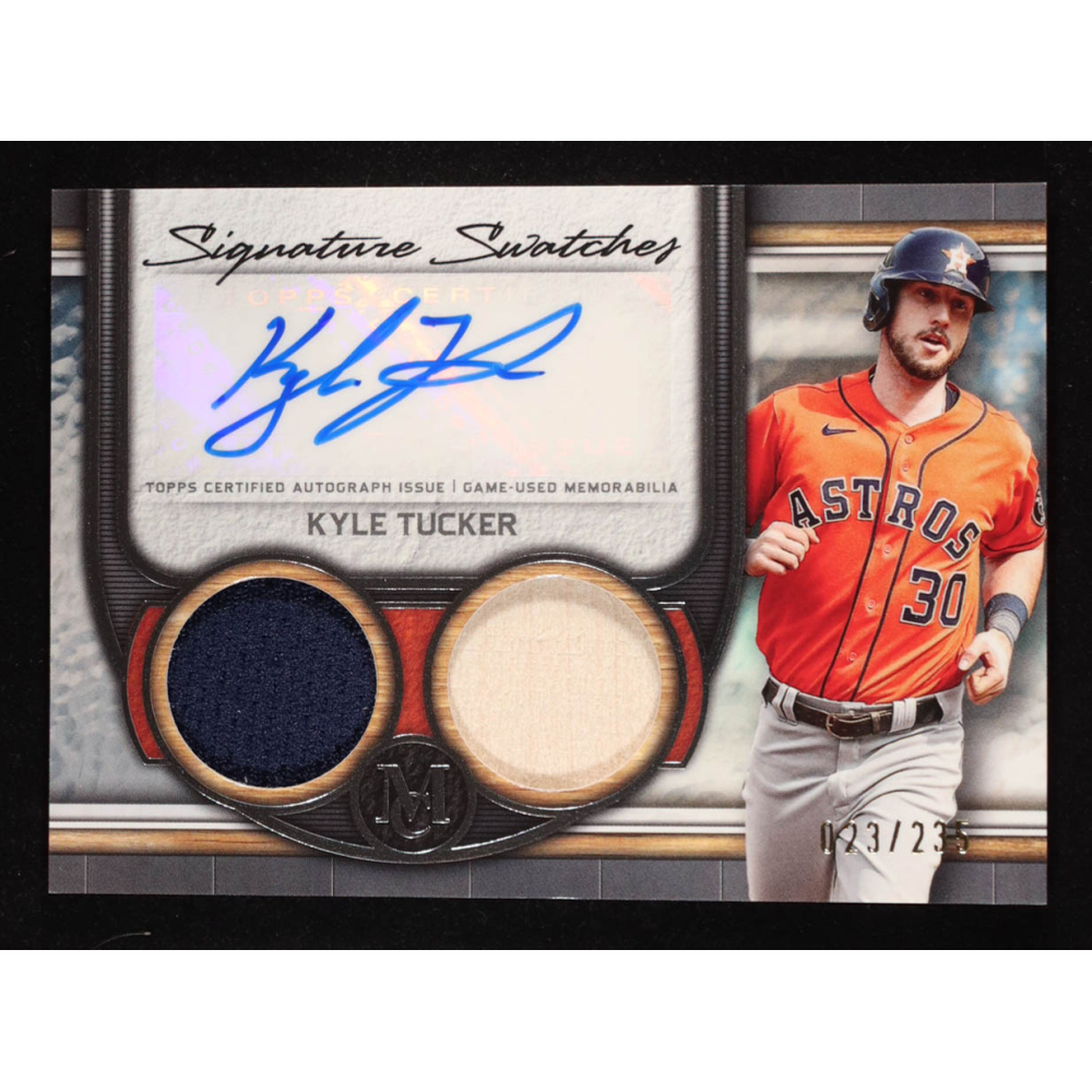 Kyle Tucker 2023 Topps Museum Collection Signature Swatches Dual Relic Autographs #SWDRAKT #023/235 at PristineAuction.com