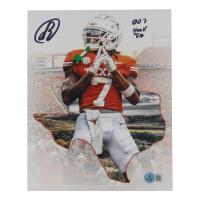 Isaiah Bond Signed Texas Longhorns 8x10 Photo Inscribed "007 Hook 'Em" (Beckett) at PristineAuction.com