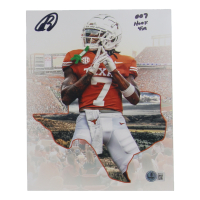 Isaiah Bond Signed Texas Longhorns 8x10 Photo Inscribed "007 Hook 'Em" (Beckett) at PristineAuction.com