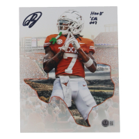 Isaiah Bond Signed Texas Longhorns 8x10 Photo Inscribed "007 Hook 'Em" (Beckett) at PristineAuction.com