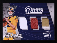 Jared Goff 2018 Absolute Tools of the Trade Triple Materials #12 #42/75 at PristineAuction.com
