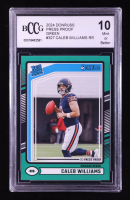 Caleb Williams 2024 Donruss Press Proof Green #327 RR RC (BCCG 10) at PristineAuction.com