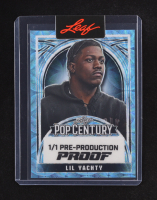 Lil Yachty 2023 Leaf Pop Century Pre-Production Proof Kaleidoscope Platinum Blue #1/1 at PristineAuction.com