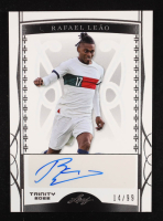 Rafael Leao 2022 Leaf Trinity Autographs Silver Foil #BARL1 #04/99 at PristineAuction.com