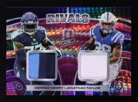 Derrick Henry / Jonathan Taylor 2023 Panini Spectra Rivals Materials Neon Pink #5 #04/15 at PristineAuction.com
