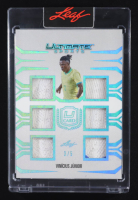 Vinicius Junior 2024 Leaf Ultimate Sports U Card Game-Used Memorabilia Platinum Blue #TUC24 #3/5 at PristineAuction.com