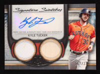 Kyle Tucker 2023 Topps Museum Collection Signature Swatches Dual Relic Autographs #SWDRAKT #167/235 at PristineAuction.com