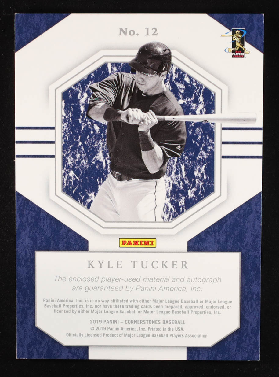 Kyle Tucker 2019 Panini Cornerstones Rookie Quad Relic Autographs #12 #04/99 at PristineAuction.com Kyle Tucker 2019 Panini Cornerstones Rookie Quad Relic Autographs #12 #04/99 at PristineAuction.com