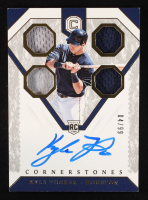 Kyle Tucker 2019 Panini Cornerstones Rookie Quad Relic Autographs #12 #04/99 at PristineAuction.com