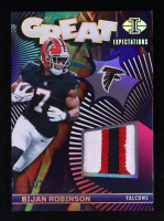 Bijan Robinson 2024 Panini Illusions Great Expectations Jerseys Gold #65 #05/25 at PristineAuction.com