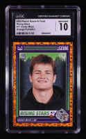 Drake Maye 2024 Score Halloween Rising Stars Pumpkin #17 RC (CGC 10) at PristineAuction.com