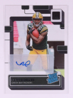 Romeo Doubs 2022 Clearly Donruss Clearly Rated Rookie Autographs #85 RC at PristineAuction.com