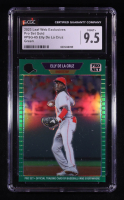 Elly De La Cruz 2023 Leaf Web Exclusives Pro Set Green #PSG65 RC #5/10 (CGC 9.5) at PristineAuction.com
