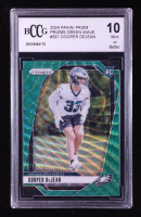 Cooper DeJean 2024 Panini Prizm Prizms Green Wave #321 RC (BCCG 10) at PristineAuction.com