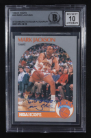 Mark Jackson Signed 1990-91 Hoops #205 Inscribed "God Bless" (Beckett | Auto Grade BGS 10) at PristineAuction.com