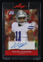 Micah Parsons 2022 Pro Set Autographs Red #PSAMP1 at PristineAuction.com