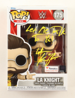 LA Knight Signed "WWE" #175 Funko Pop! Vinyl Figure Inscribed "Let Me Talk To Ya!" (Fanatics) at PristineAuction.com