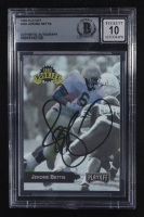 Jerome Bettis Signed 1993 Playoff #294 RC (Beckett | Auto Grade BGS 10) at PristineAuction.com