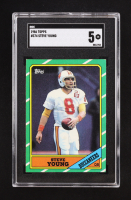 Steve Young 1986 Topps #374 RC (SGC 5) at PristineAuction.com