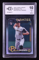Paul Skenes 2024 Topps Update Rainbow Foil #US100 RC (BCCG 10) at PristineAuction.com