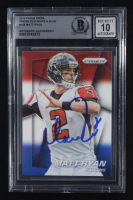Matt Ryan Signed 2014 Panini Prizm Prizms Red White and Blue #143 (Beckett | Auto Grade BGS 10) at PristineAuction.com