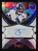 Zay Flowers 2024 Select Select Signatures Prizm White #8 #30/50 at PristineAuction.com