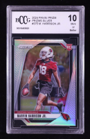 Marvin Harrison Jr. 2024 Panini Prizm Prizms Silver #375 RC (BCCG 10) at PristineAuction.com