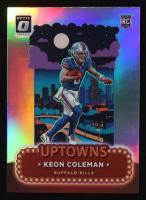 Keon Coleman 2024 Donruss Optic Uptowns #15 RC at PristineAuction.com