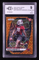 Marvin Harrison Jr. 2024 Panini Prizm Prizms Lazer #375 RC (BCCG 9) at PristineAuction.com