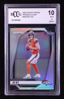 Bo Nix 2024 Panini Prizm Prizms Silver #309 RC (BCCG 10) at PristineAuction.com