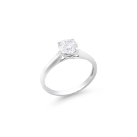 1.06 CTW Lab Grown Diamond Ring Mounted in Sterling Silver E-F, VVS2 | Estimated Retail Value: $3,320 at PristineAuction.com