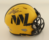 Brian Robinson Jr. Signed Commanders Rave Alternate Speed Mini Helmet (Beckett) at PristineAuction.com