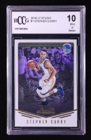 Stephen Curry 2016-17 Studio #1 (BCCG 10) at PristineAuction.com