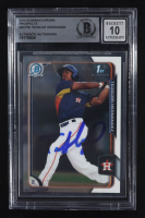 Teoscar Hernandez Signed 2015 Bowman Chrome Prospects #BCP30 RC (Beckett | Auto Grade BGS 10) at PristineAuction.com