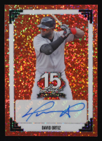 David Ortiz 2025 Leaf 15th Anniversary '91 Leaf Autographs Sparkle Orange #91ADO1 #1/1 at PristineAuction.com