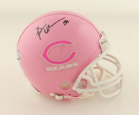 Brian Urlacher Signed Bears Breast Cancer Awareness Alternate Mini Helmet (Beckett) at PristineAuction.com