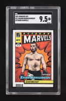 Khabib Nurmagomedov 2022 Donruss UFC Octagon Marvels #11 RC (SGC 9.5) at PristineAuction.com
